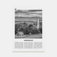 Northeast Travel B&W Poster