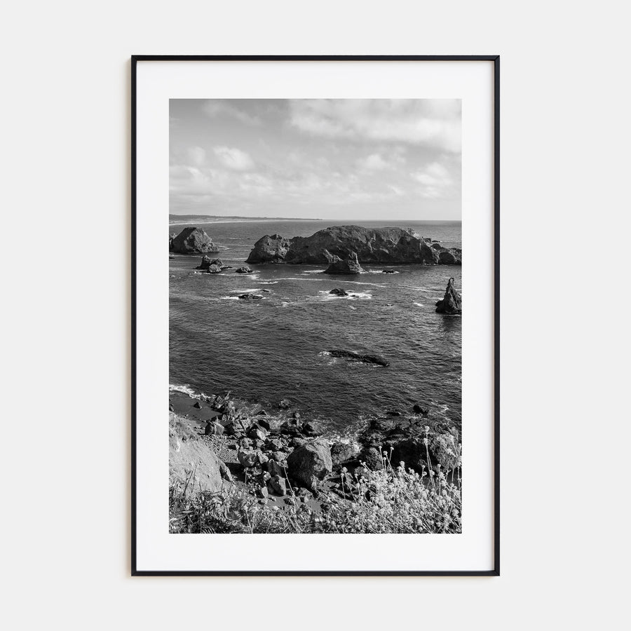 Northern California Photo B&W Poster