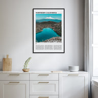 Northern California Travel Color Poster
