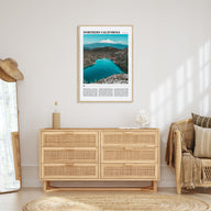 Northern California Travel Color Poster