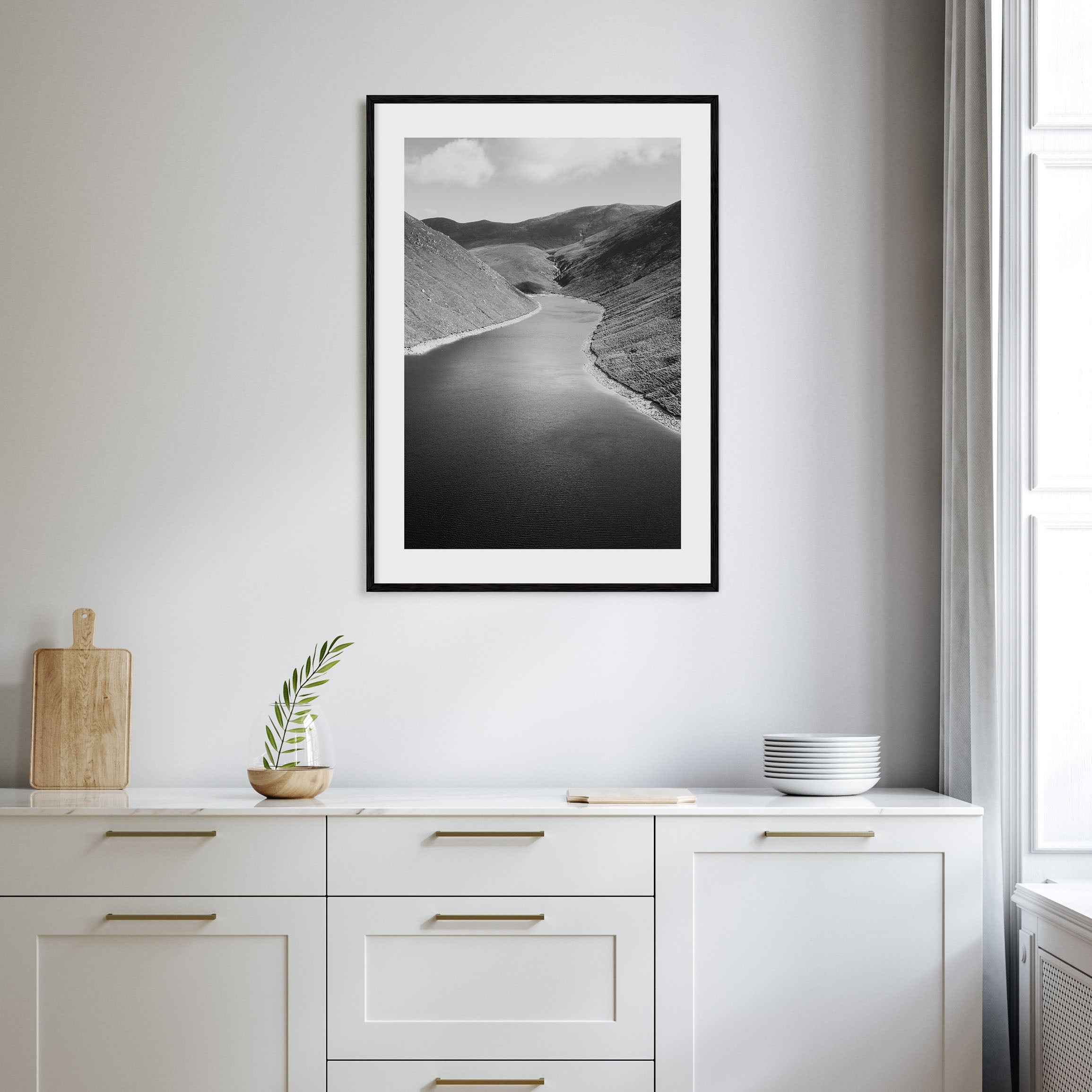 Northern Ireland Photo B&W Poster