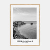 Northern Ireland Portrait B&W Poster