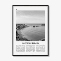 Northern Ireland Print Black and White, Northern Ireland Wall Art, Northern Ireland Poster, UK,  United Kingdom, Tuaisceart Éireann, Belfast