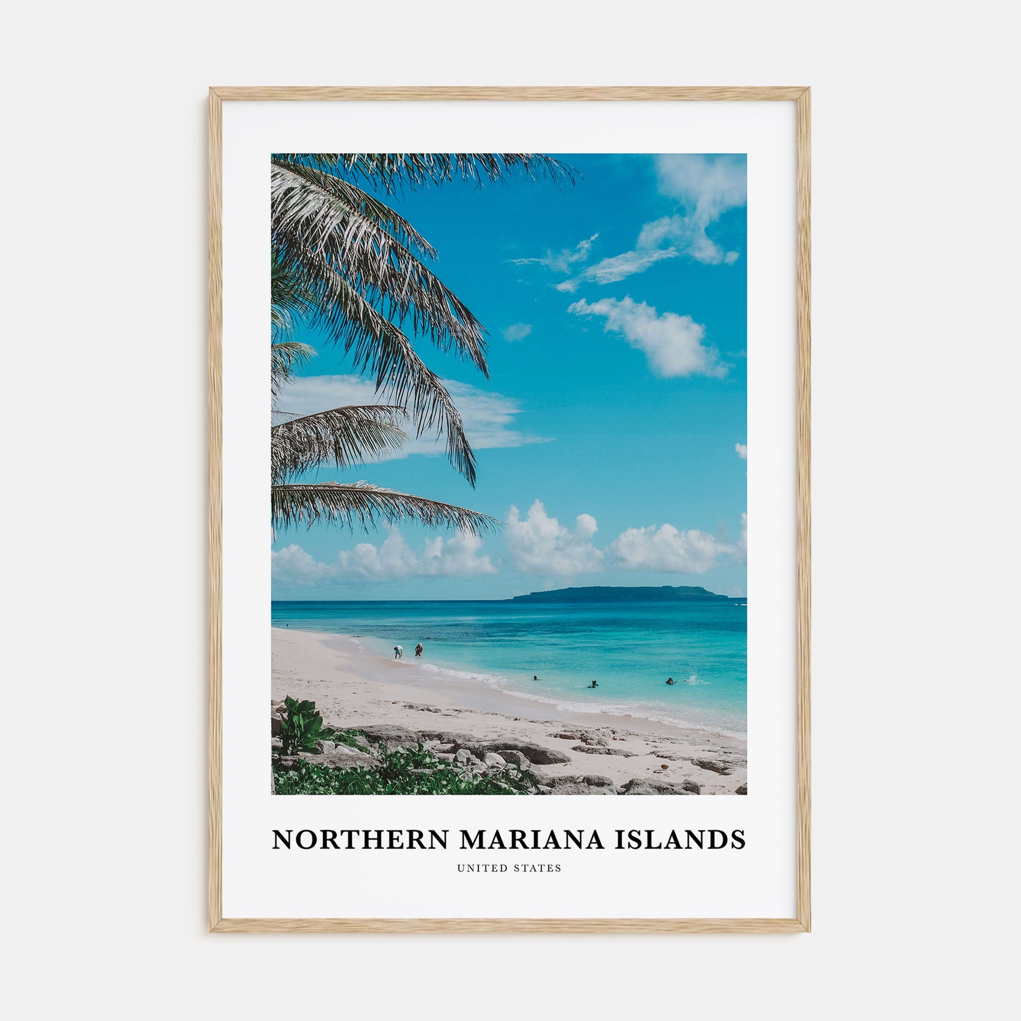 Northern Mariana Islands Portrait Color Poster