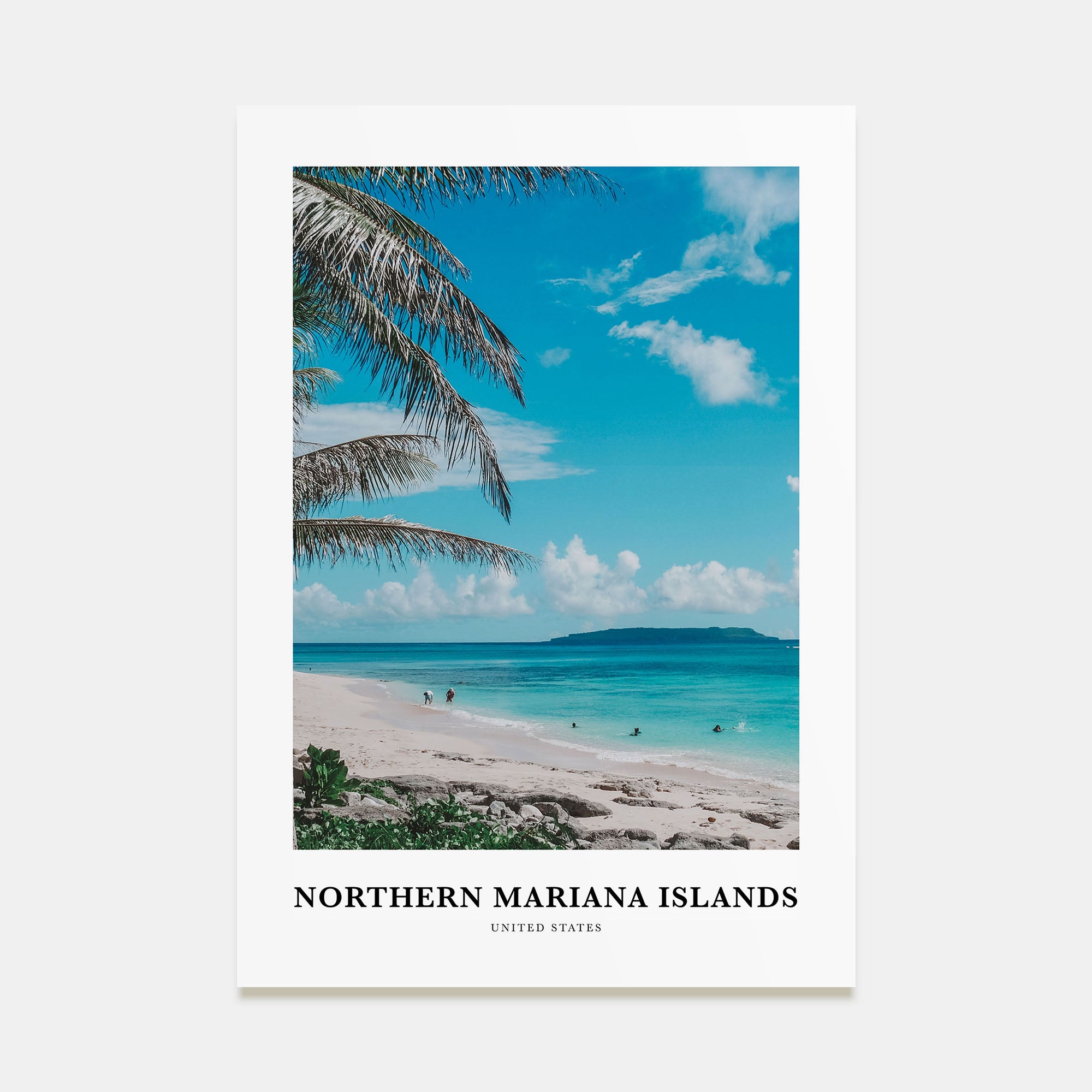 Northern Mariana Islands Portrait Color Poster