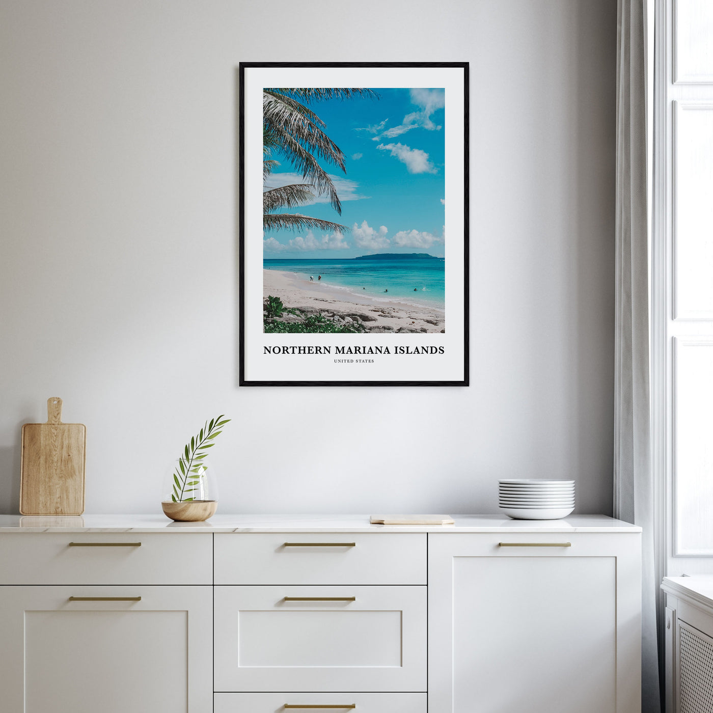 Northern Mariana Islands Portrait Color Poster