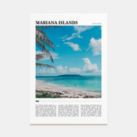 Northern Mariana Islands Travel Color Poster