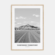 Northern Territory Portrait B&W Poster