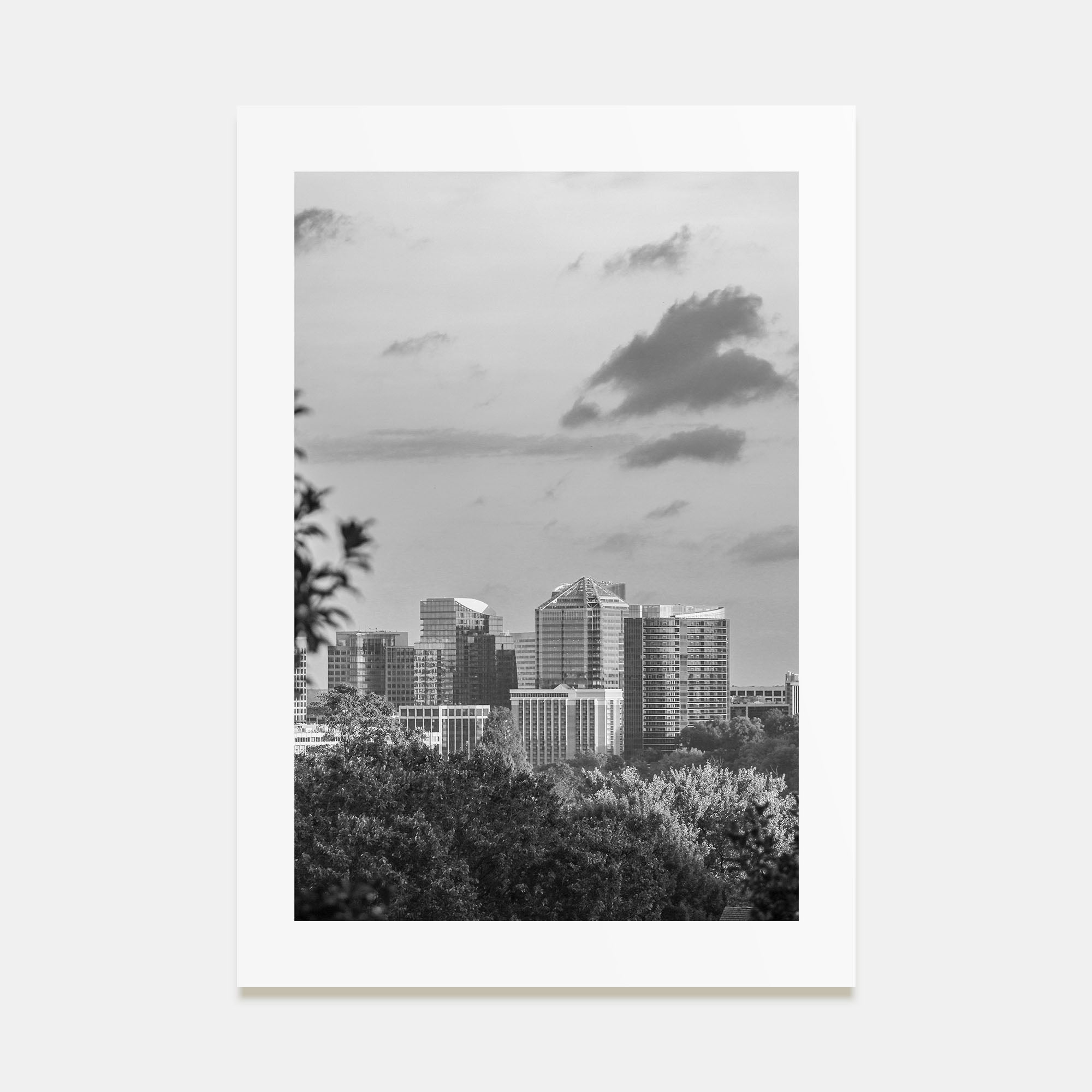 Northern Virginia Photo B&W Poster