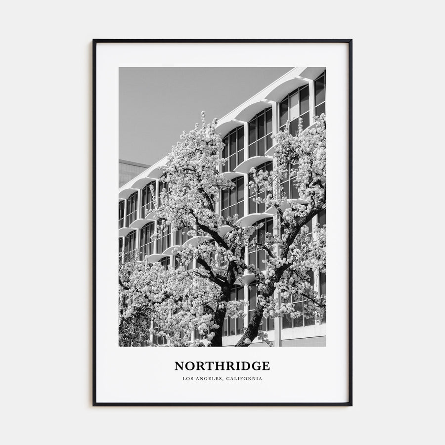 Northridge Portrait B&W Poster