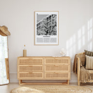 Northridge Travel B&W Poster