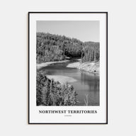 Northwest Territories Portrait B&W Poster