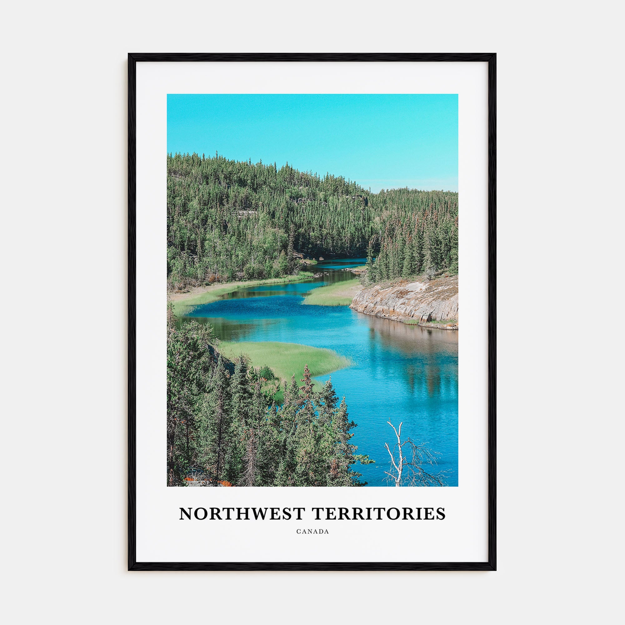 Northwest Territories Portrait Color Poster