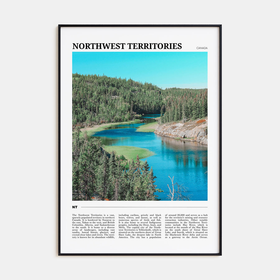 Northwest Territories Travel Color Poster