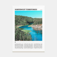 Northwest Territories Travel Color Poster