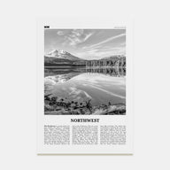 Northwest Travel B&W Poster