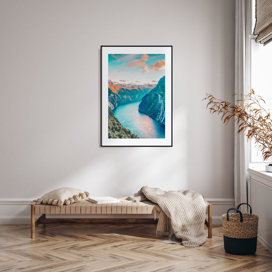 Norway Photo Color Poster