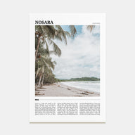 Nosara Travel Color Poster