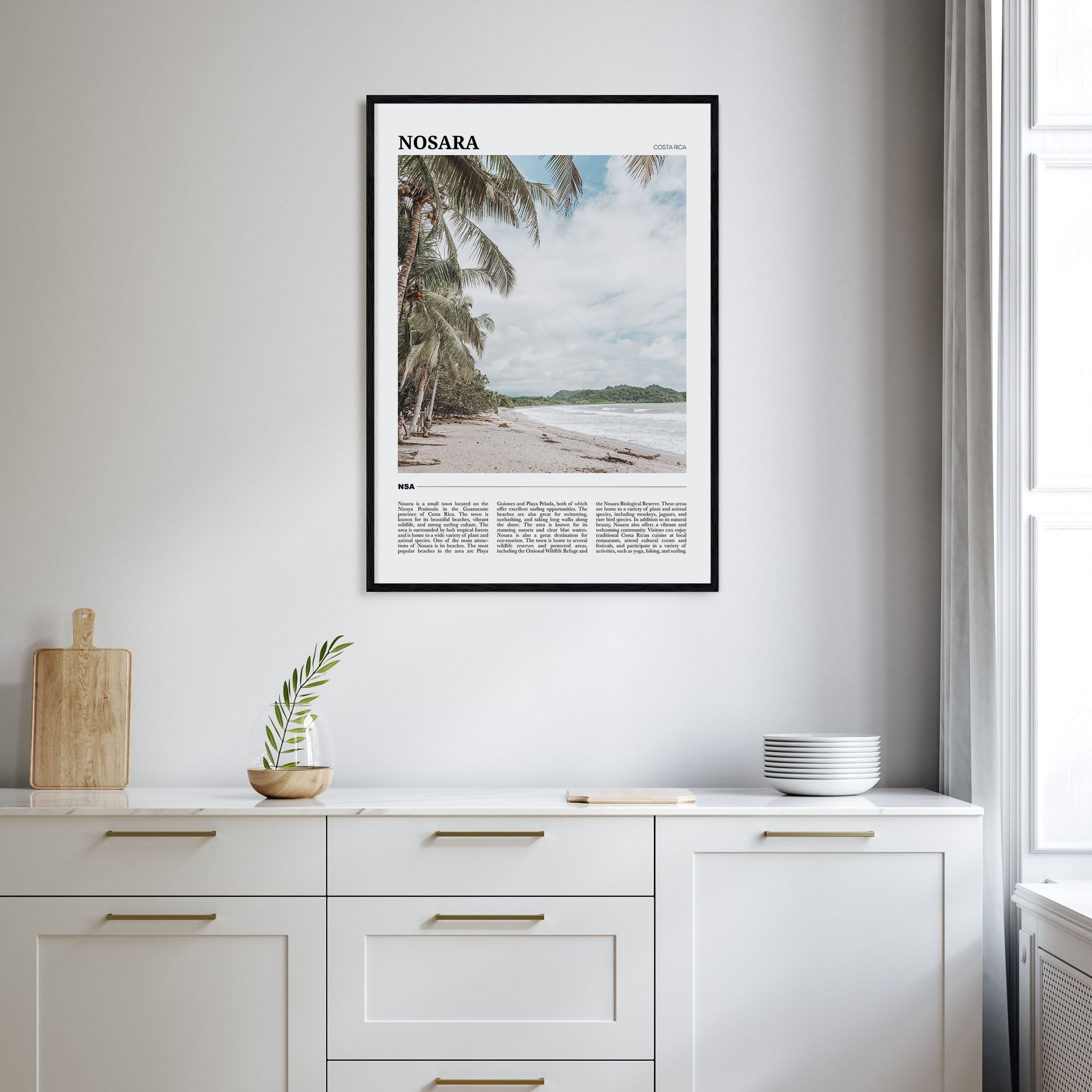 Nosara Travel Color Poster