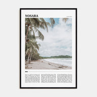 Nosara Travel Color Poster