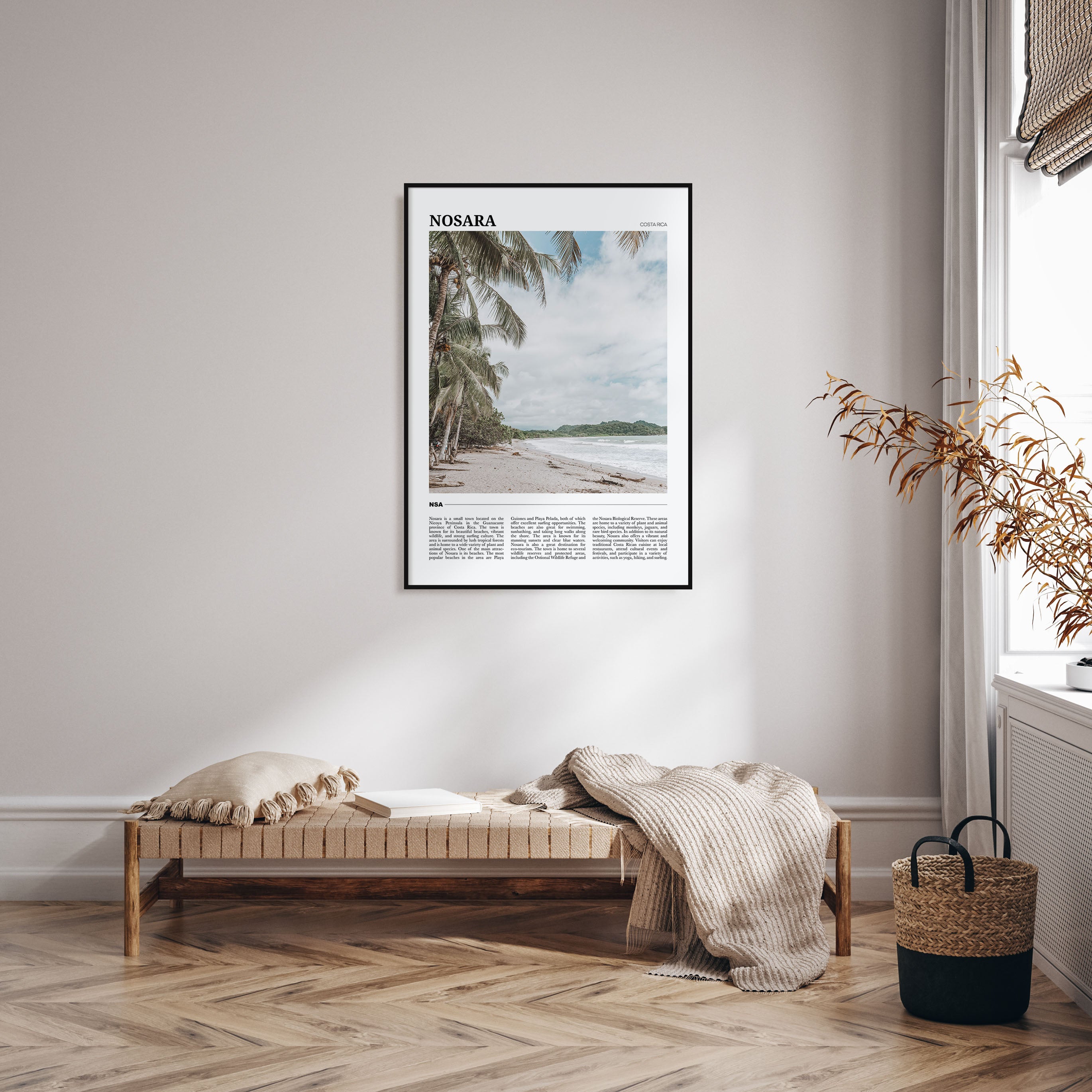 Nosara Travel Color Poster