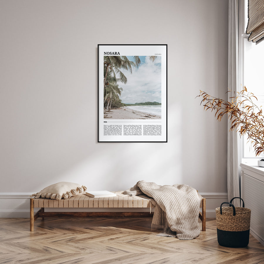 Nosara Travel Color Poster