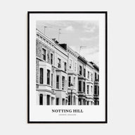 Notting Hill Portrait B&W Poster