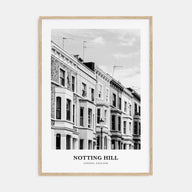 Notting Hill Portrait B&W Poster
