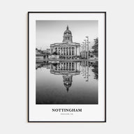 Nottingham Portrait B&W Poster