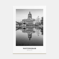 Nottingham Portrait B&W Poster