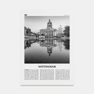 Nottingham Travel B&W Poster
