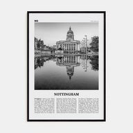 Nottingham Travel B&W Poster