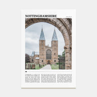 Nottinghamshire Travel Color Poster