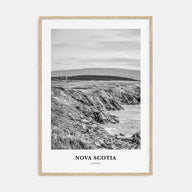 Nova Scotia Portrait B&W Poster