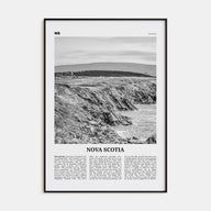 Nova Scotia Travel B&W Poster