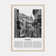 Novara Travel B&W Poster
