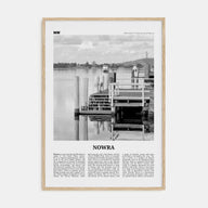 Nowra Travel B&W Poster