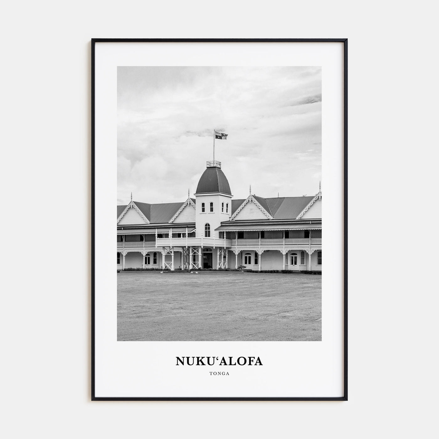 Nuku'alofa Portrait B&W Poster