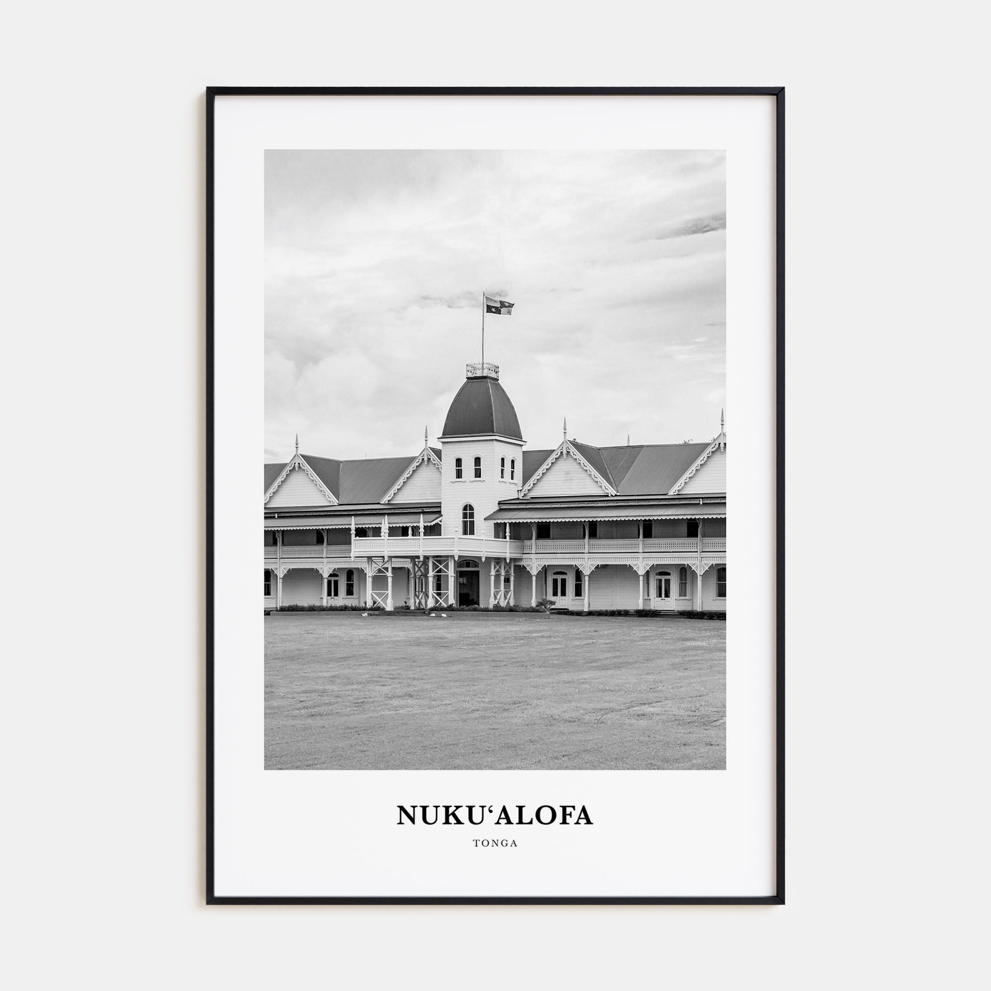 Nuku'alofa Portrait B&W Poster