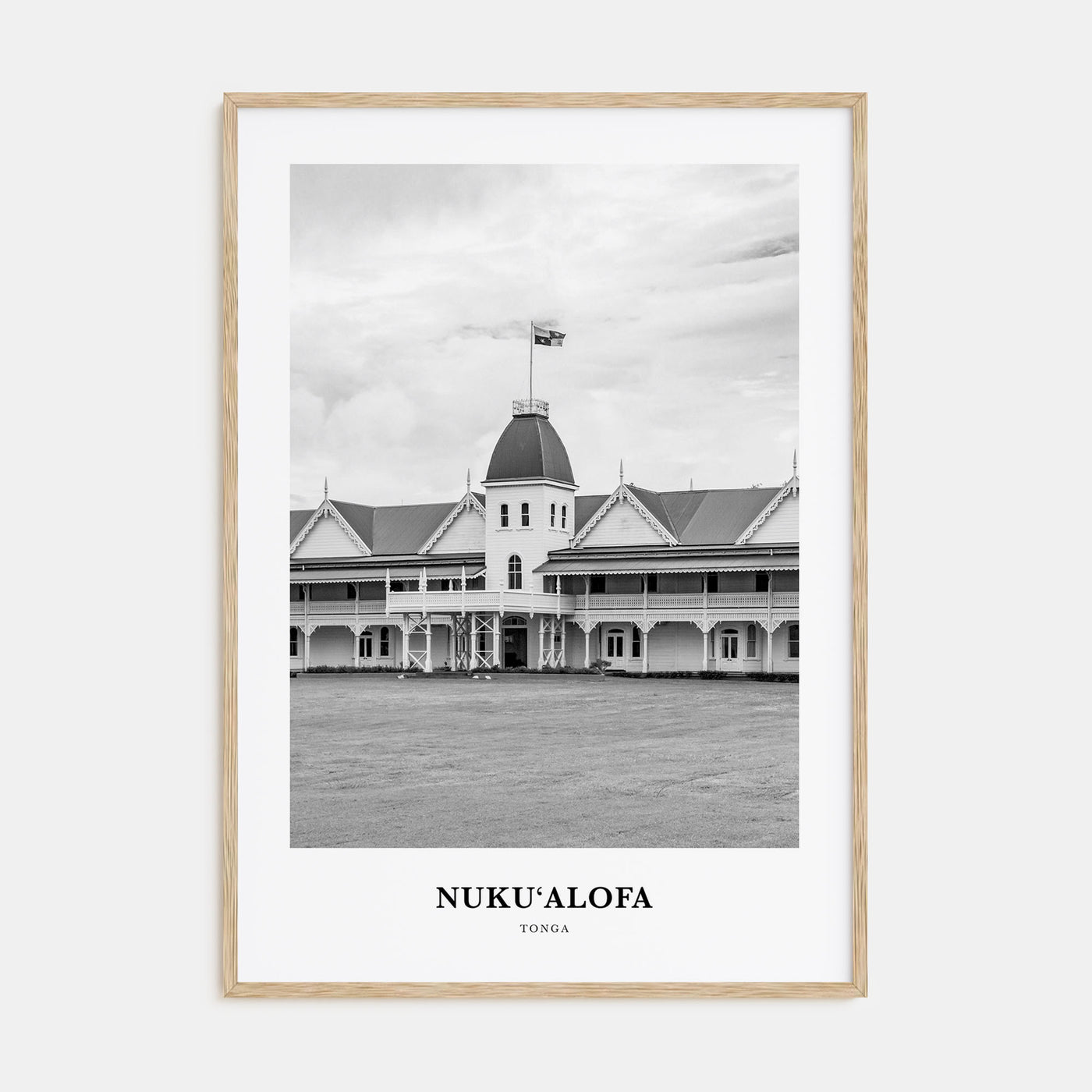 Nuku'alofa Portrait B&W Poster