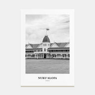 Nuku'alofa Portrait B&W Poster