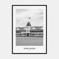 Nuku'alofa Portrait B&W Poster