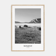 Nunavut Portrait B&W Poster