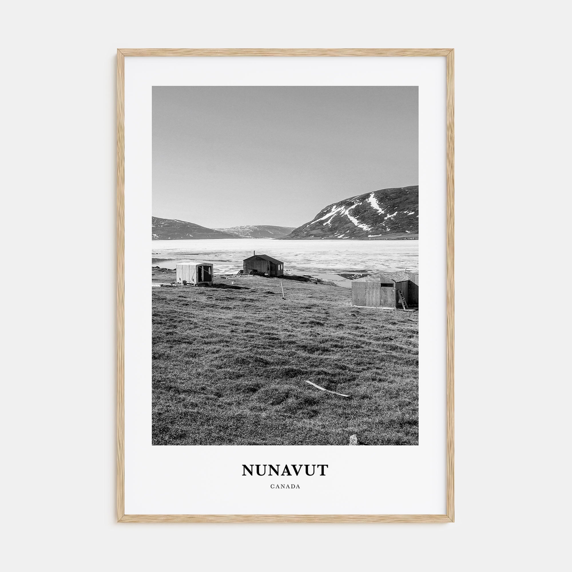 Nunavut Portrait B&W Poster