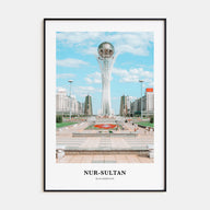 Nur-Sultan Portrait Color Poster
