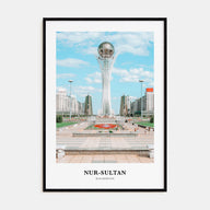 Nur-Sultan Portrait Color Poster