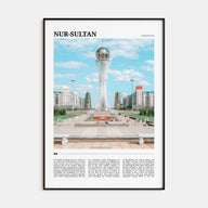 Nur-Sultan Travel Color Poster