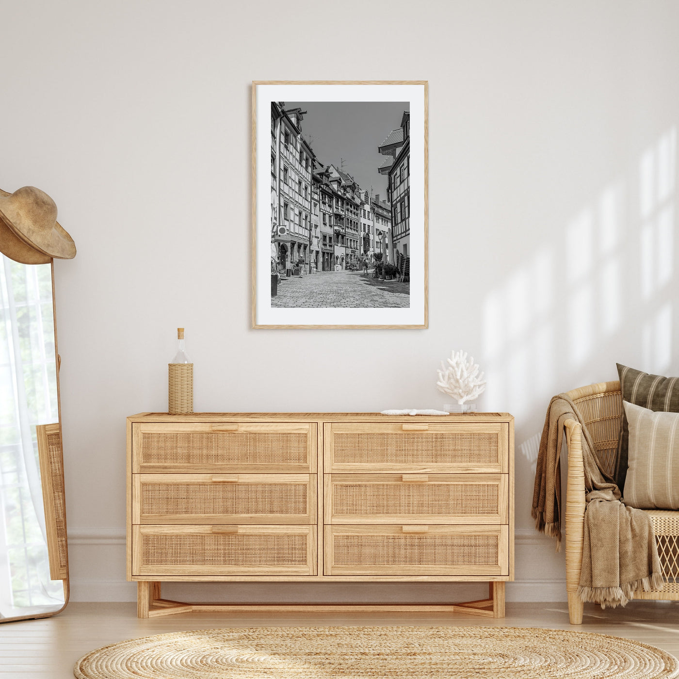 Nuremberg Photo B&W Poster