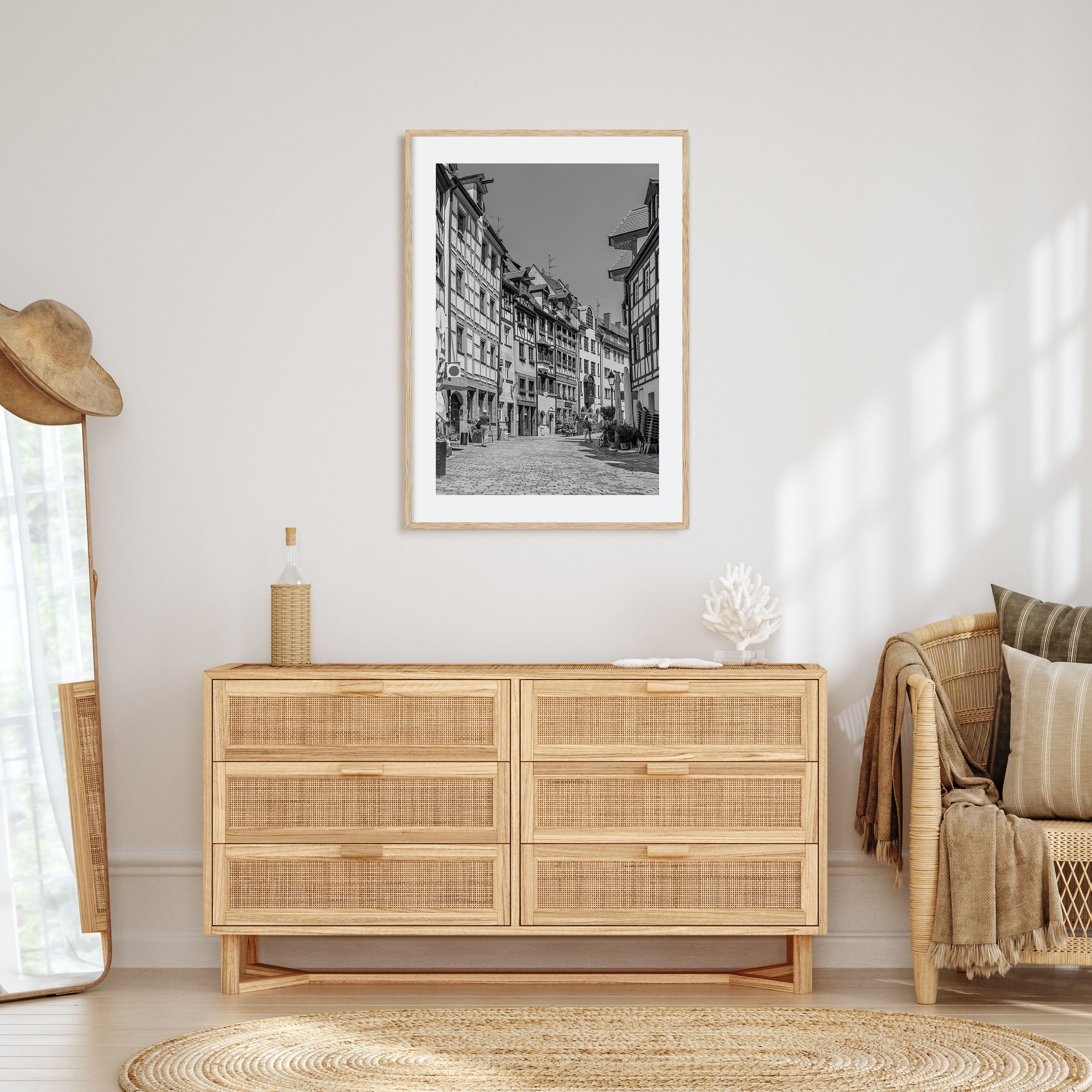 Nuremberg Photo B&W Poster