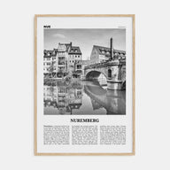 Nuremberg Travel B&W Poster